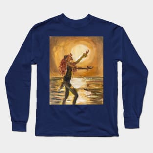 Mai Ke Kai Mai Ke Ola- From the Ocean Comes Life Long Sleeve T-Shirt